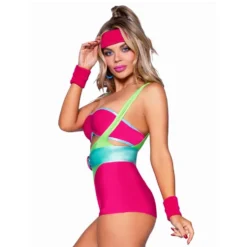 80'er Aerobics Diva Deluxe Kostume