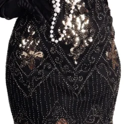 20'er Gatsby Kjole Sort Kostume Deluxe