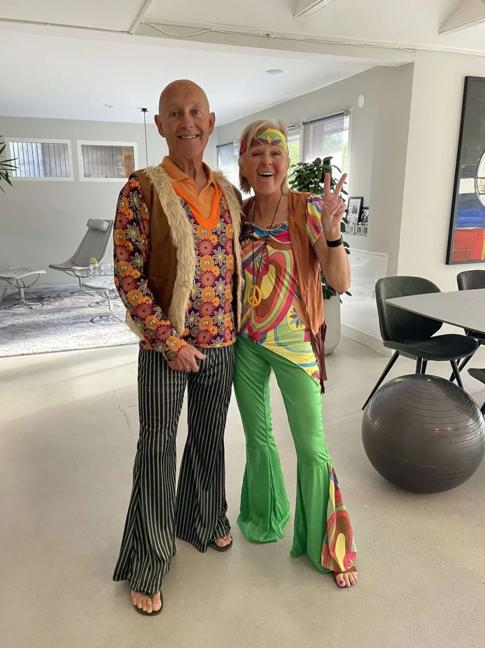60'er Hippiefyr Kostume