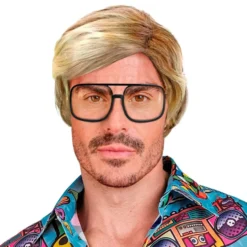 80'er Kort Blond Paryk