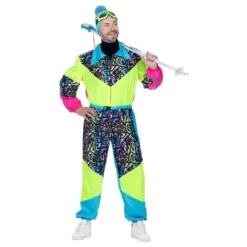 80'er Neon Skidragts Kostume