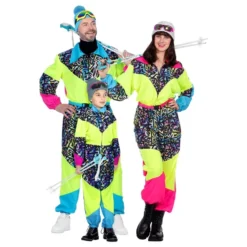 80'er Neon Skidragts Kostume