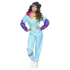 80'erne Træningsdragt Jumpsuit Deluxe Kostume