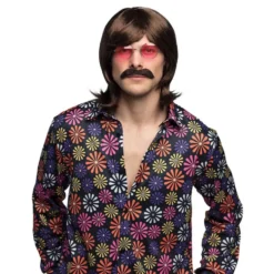 70'er Paryk med Moustache
