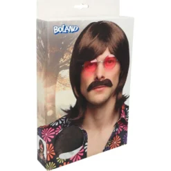70'er Paryk med Moustache