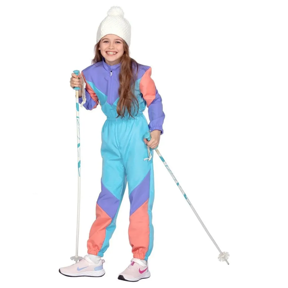 80'er Retro Skioverall Børnekostume