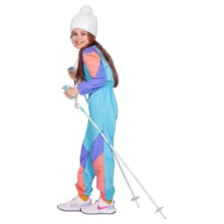 80'er Retro Skioverall Børnekostume
