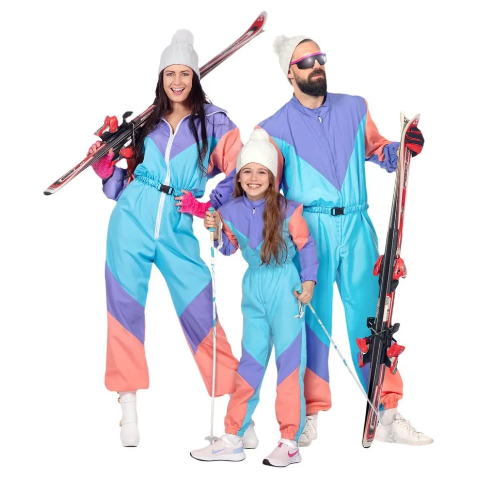80'er Retro Skioverall Børnekostume