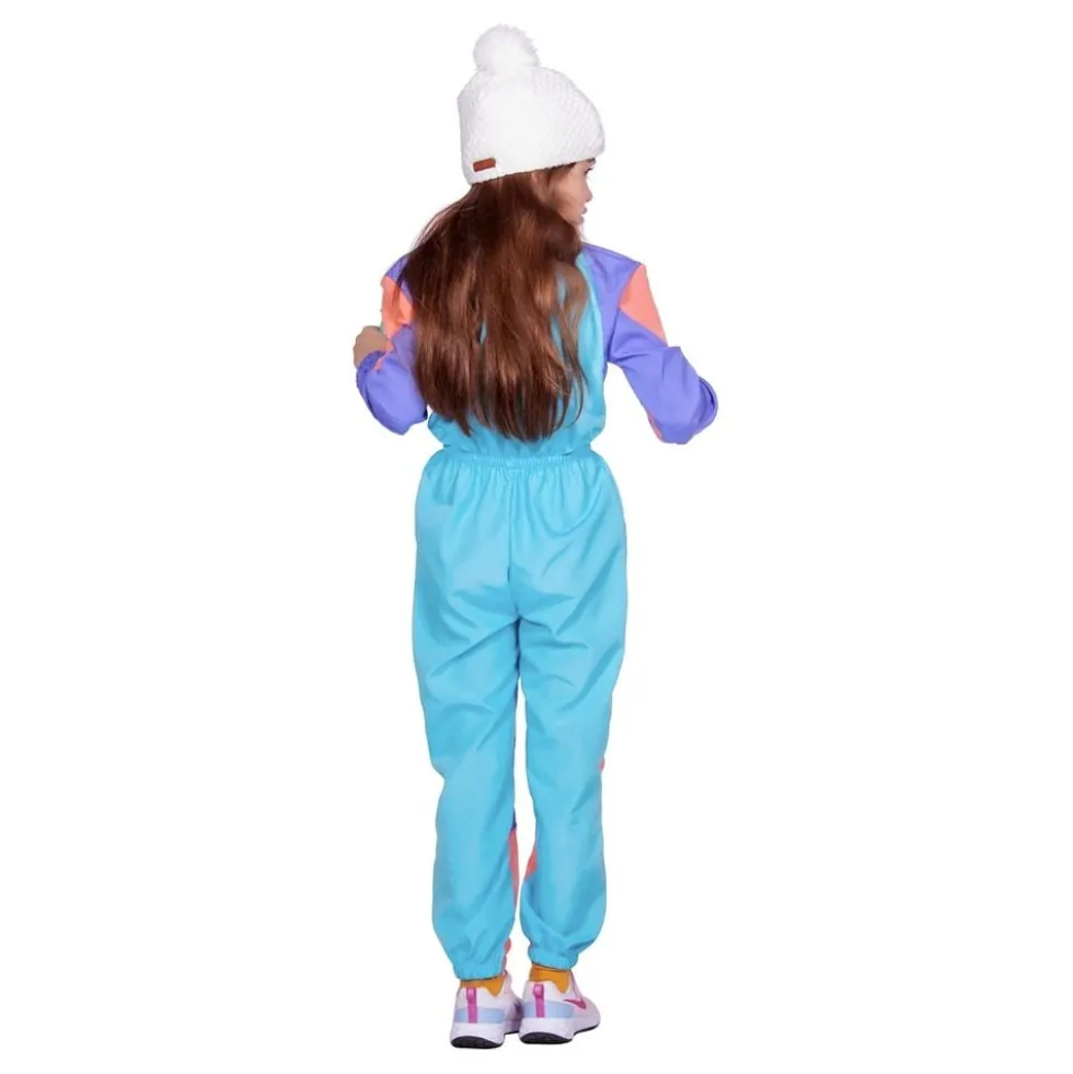 80'er Retro Skioverall Børnekostume