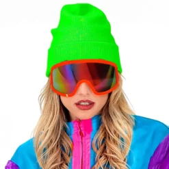 80'er Skibriller Neonorange