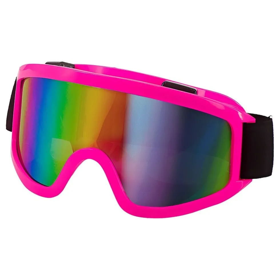 80'er Skibriller Neonpink