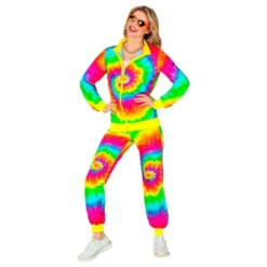 80'er Tracksuit Tie-Dye Kostume
