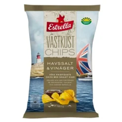 Estrella Västkustchips Havsalt Vineddike