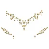 Face Jewels med Guldstjerner