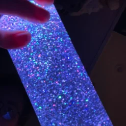 Farveskiftende Glitterlampe