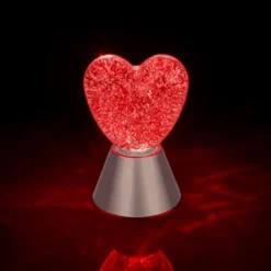 Farveskiftende Lampe Hjerte Glitrende