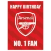 Fødselsdagskort Arsenal