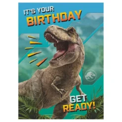 Fødselsdagskort Jurassic World