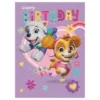 Fødselsdagskort Paw Patrol Lilla