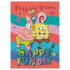 Fødselsdagskort SvampeBob Firkant
