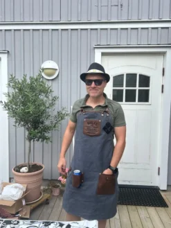 Fedorahat Sort med Tal 40