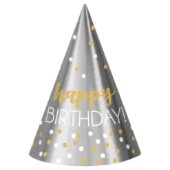 Festhatte Happy Birthday Sølv/Guld