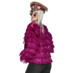 Festivaljakke Tinsel Lyserød
