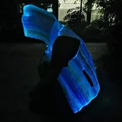 Fiberoptisk LED Hættetrøje