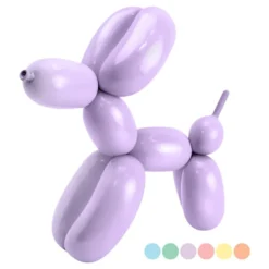 Figurballoner Pastel Mix Sæt