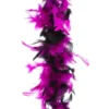 Fjerboa Pink/Sort