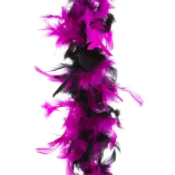 Fjerboa Pink/Sort