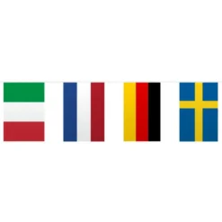 Flagguirlande Europa