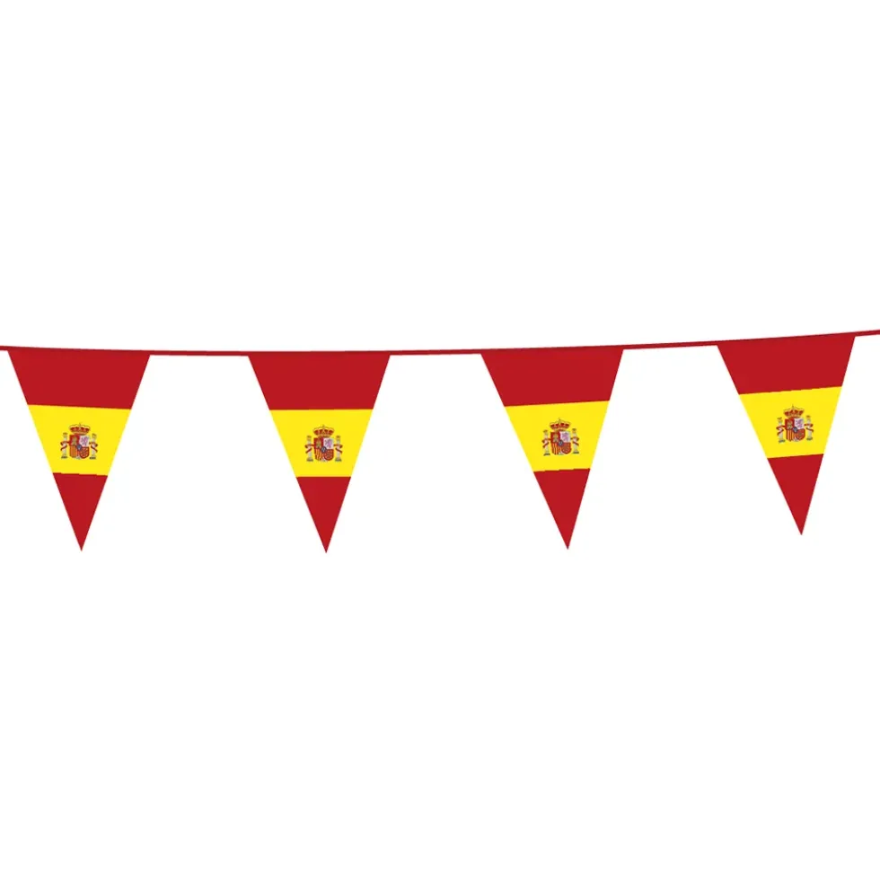 Flagguirlande Spanien