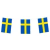 Flagguirlande Sverige