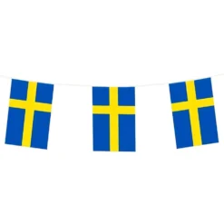 Flagguirlande Sverige