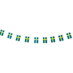 Flagguirlande Sverige Mini