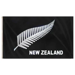 Flag New Zealand Sølvfjer