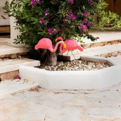 Flamingoer Havedekoration