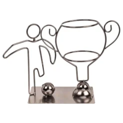 Flaskeholder i metal Fodbold