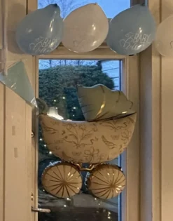 Folieballon Barnevogn