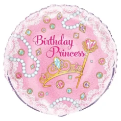 Folieballon Birthday Princess
