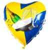 Folieballon Blå/Gul Studenterhue
