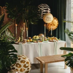 Folieballon Bold Zebramønster Stor