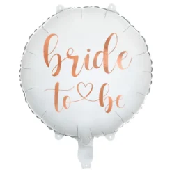 Folieballon Bride Rund Rosé