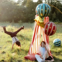 Folieballon Cirkus Rød