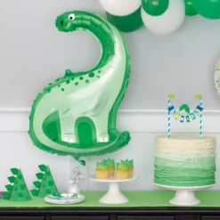 Folieballon Dinosaur Grøn