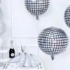 Folieballon Discokugle Sølv Holografisk
