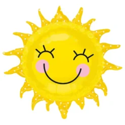 Folieballon Glad Sol Shape