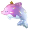 Folieballon Glødende Delfin