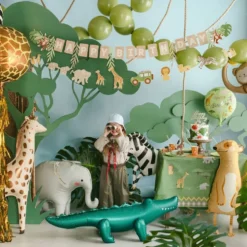 Folieballon Happy Birthday Safari Party